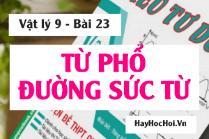 Từ phổ là gì? Đường sức từ và Cách xác định chiều của đường sức từ - Vật lý 9 bài 23